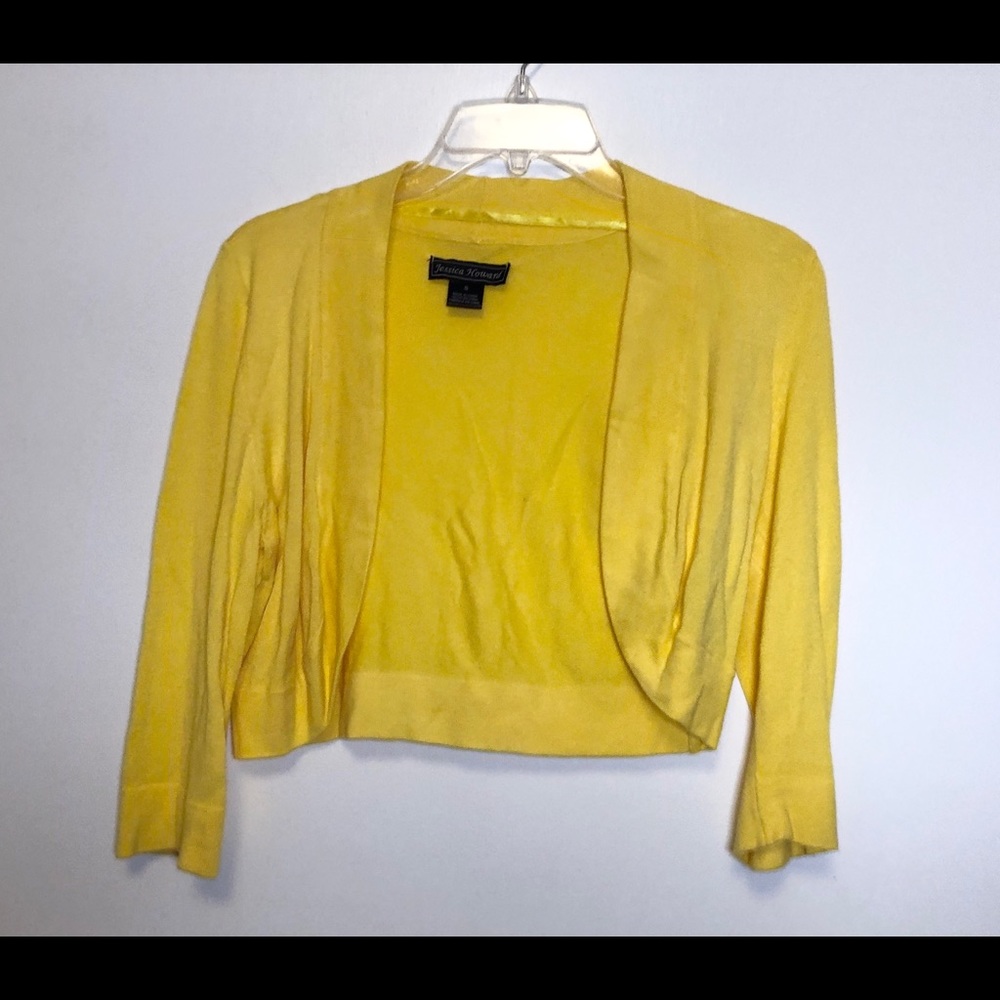 NWOT Jessica Howard Yellow Dress topper